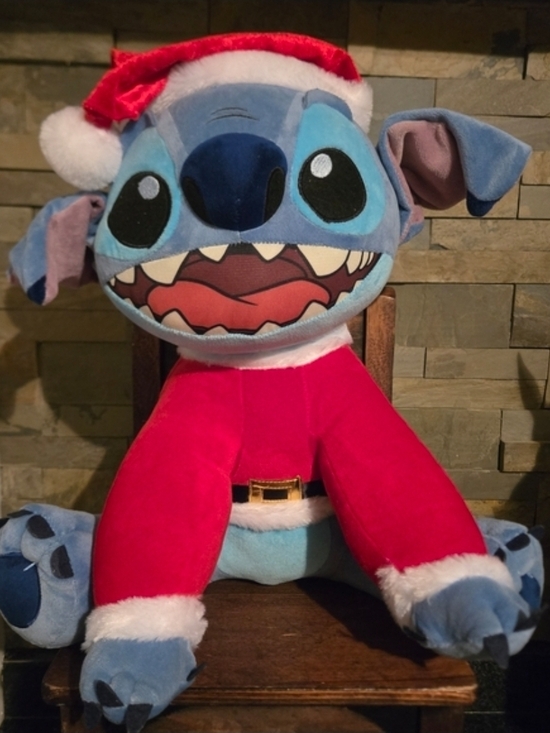 Disney Other - Disney Stitch Santa Large Sitting Plush